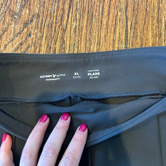 Girls High Rise Flare Pants (Black and Grey Pair) - Picture 10 of 10